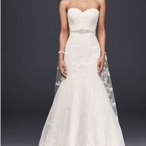 Mermaid Strapless Wedding Dress